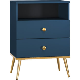 Noční stolek SOLER 10 tmavě modrý