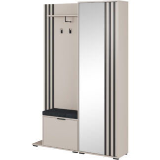 Předsíňová stěna LAILA kašmír / černá