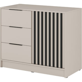 Komoda LAILA 2D kašmír / černá