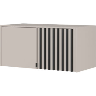 Nástavec na skříň LAILA 2D kašmír / černá