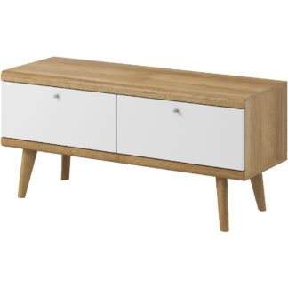 Skříňka RTV PIRMO 01 dub riviera / bílá