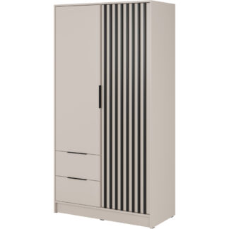 Skříň LAILA 2D kašmír / černá