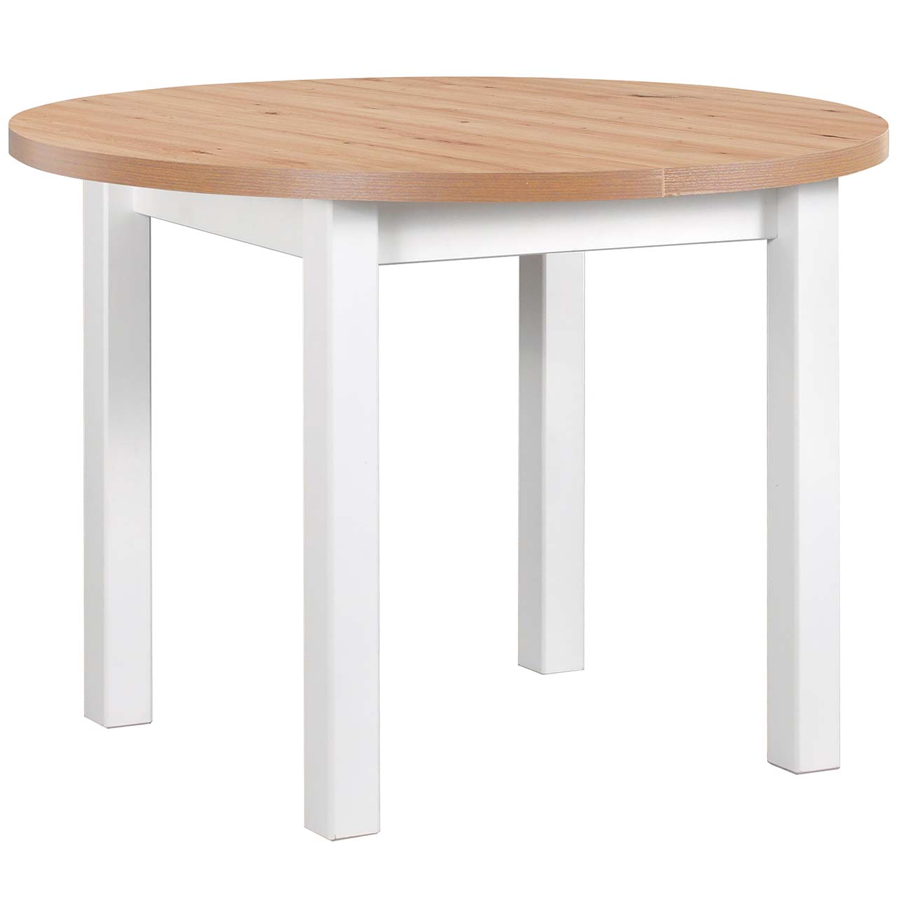 Stůl DS25 100x100/180 artisan laminát / bílý