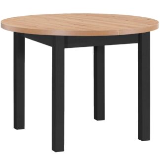 Stůl DS25 100x100/180 artisan laminát / černý