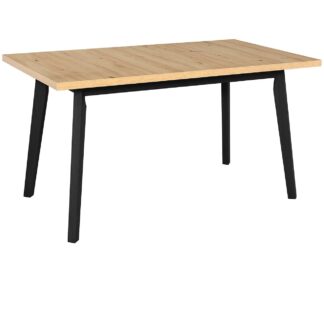 Stůl DS46 80x140/180 artisan laminát / černý