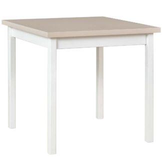 Stůl DS9 80x80 kašmír laminát / bílý