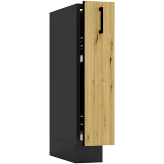 Dolní skříňka CARGO D15 ELLEN 10 grafit / dub artisan