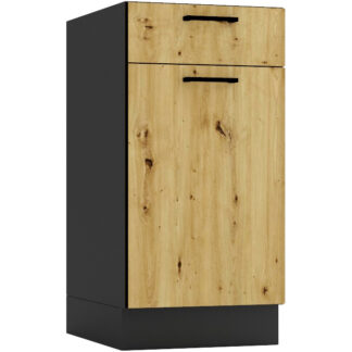 Dolní skříňka D40S ELLEN 09 grafit / dub artisan