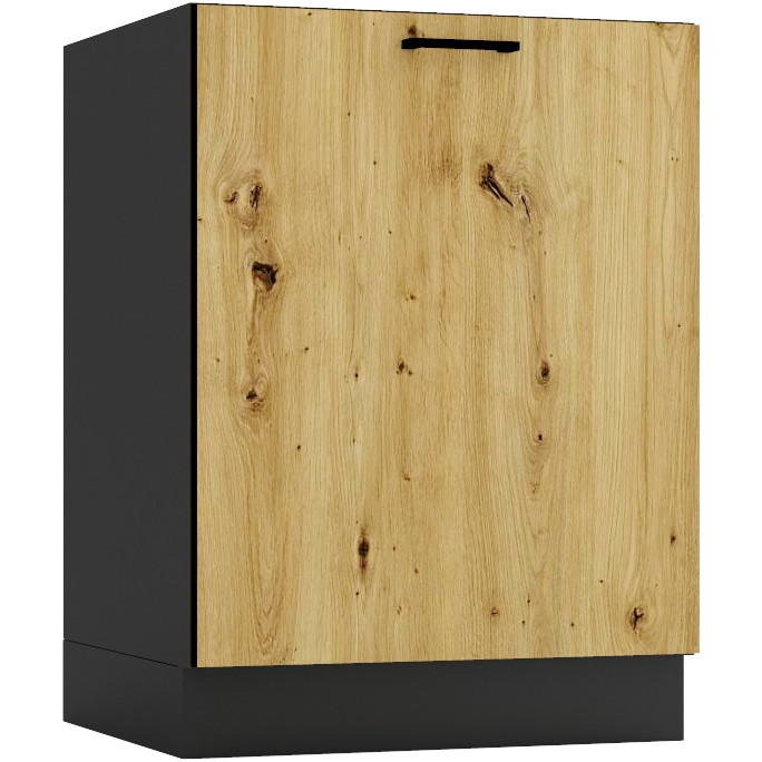 Dřezová skříňka D60PC ELLEN 06 grafit / dub artisan