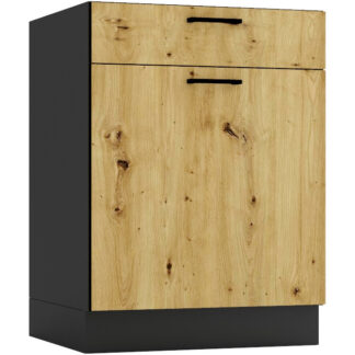 Dolní skříňka D60S ELLEN 05 grafit / dub artisan