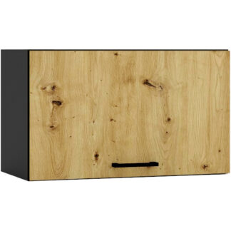 Horní skříňka W60OKGR ELLEN 19 grafit / dub artisan