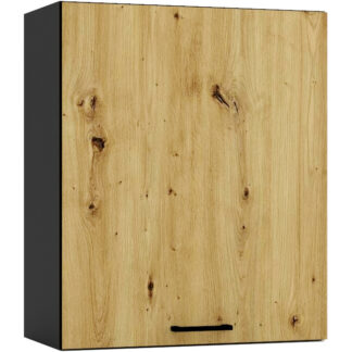 Horní skříňka W60 ELLEN 18 grafit / dub artisan