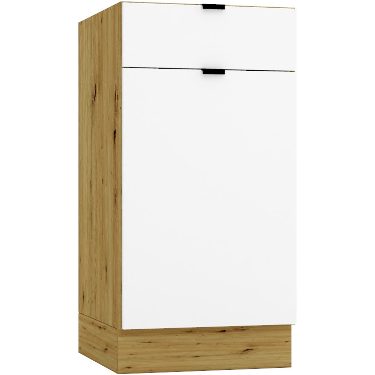 Dolní skříňka D40S ELLEN 09 dub artisan / bílá