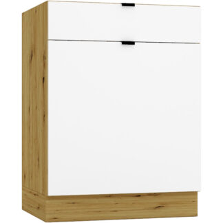 Dolní skříňka D60S ELLEN 05 dub artisan / bílá