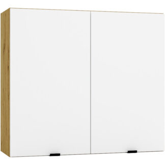 Horní skříňka W80 ELLEN 17 dub artisan / bílá