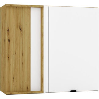 Rohová horní skříňka WNP ELLEN 24 dub artisan / bílá