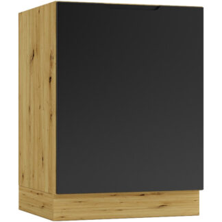 Dřezová skříňka D60PC ELLEN 06 dub artisan / černá