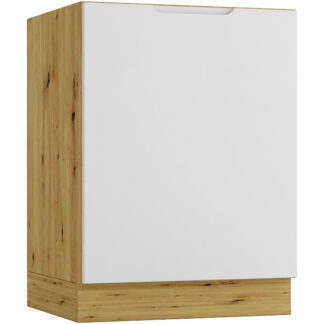 Dřezová skříňka D60PC ELLEN 06 dub artisan / šedá