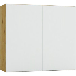 Horní skříňka W80 ELLEN 17 dub artisan / šedá