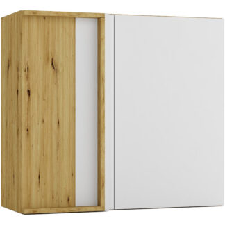 Rohová horní skříňka WNP ELLEN 24 dub artisan / šedá