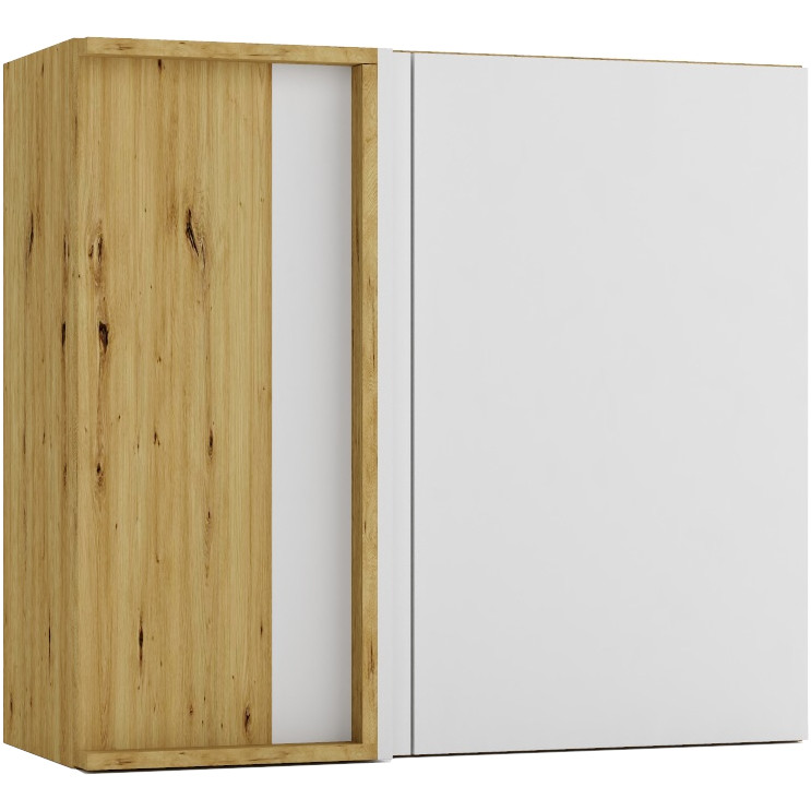 Rohová horní skříňka WNP ELLEN 24 dub artisan / šedá