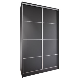 Skříň s posuvnými dveřmi LOTUS A 120 černá