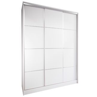 Skříň s posuvnými dveřmi LOTUS B 150 bílá