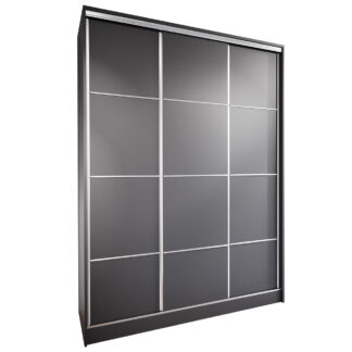 Skříň s posuvnými dveřmi LOTUS B 150 černá