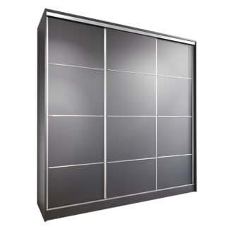 Skříň s posuvnými dveřmi LOTUS A 180 černá