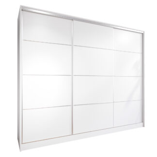 Skříň s posuvnými dveřmi LOTUS A 250 bílá