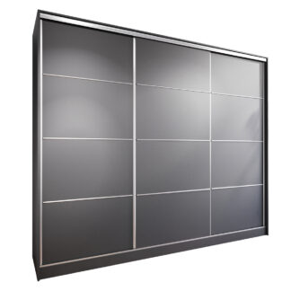 Skříň s posuvnými dveřmi LOTUS A 250 černá