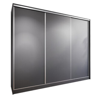 Skříň s posuvnými dveřmi BRITTO A 250 černá