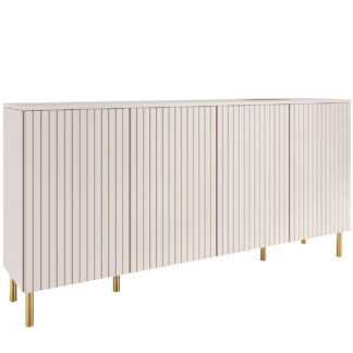 Komoda XEYLO 4D kašmír / zlatá