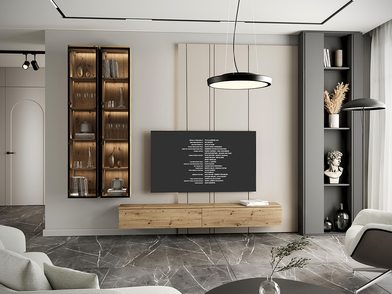 Obývací stěna FIGO 3 dub artisan