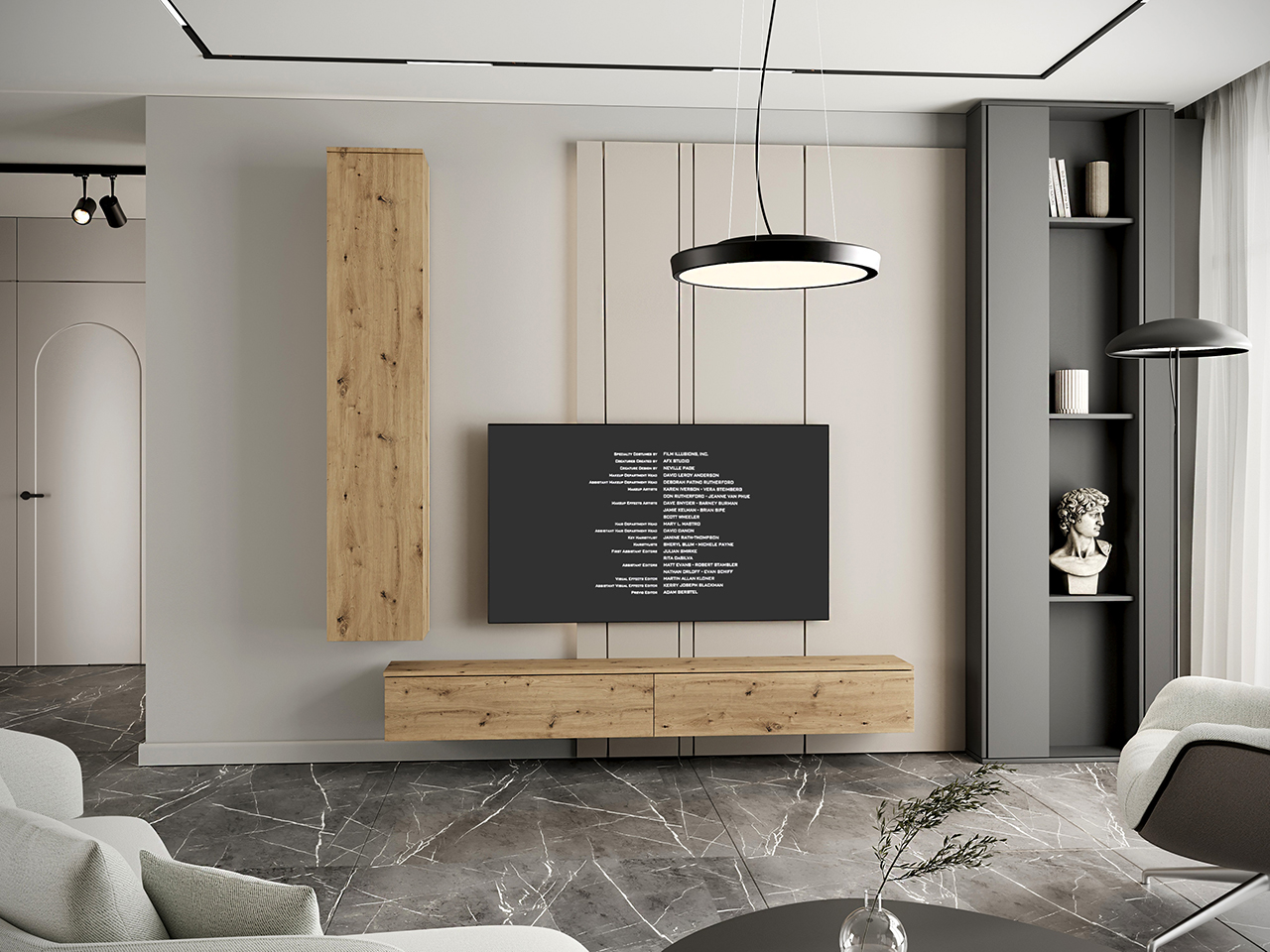 Obývací stěna FIGO 5 dub artisan