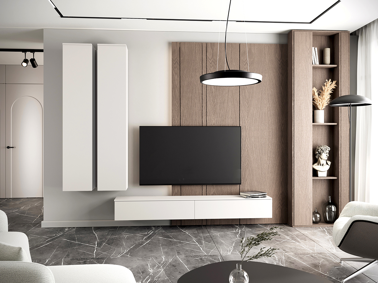 Obývací stěna FIGO 5 Bílá