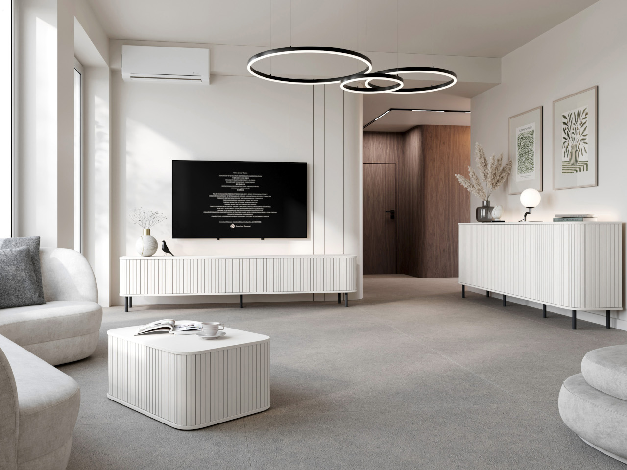 Nábytek do obývacího pokoje ZYLIO 1 bílá